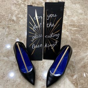 🎁Antonia Saint NY Victoria High Heels. Size 5.5 Black. NIB